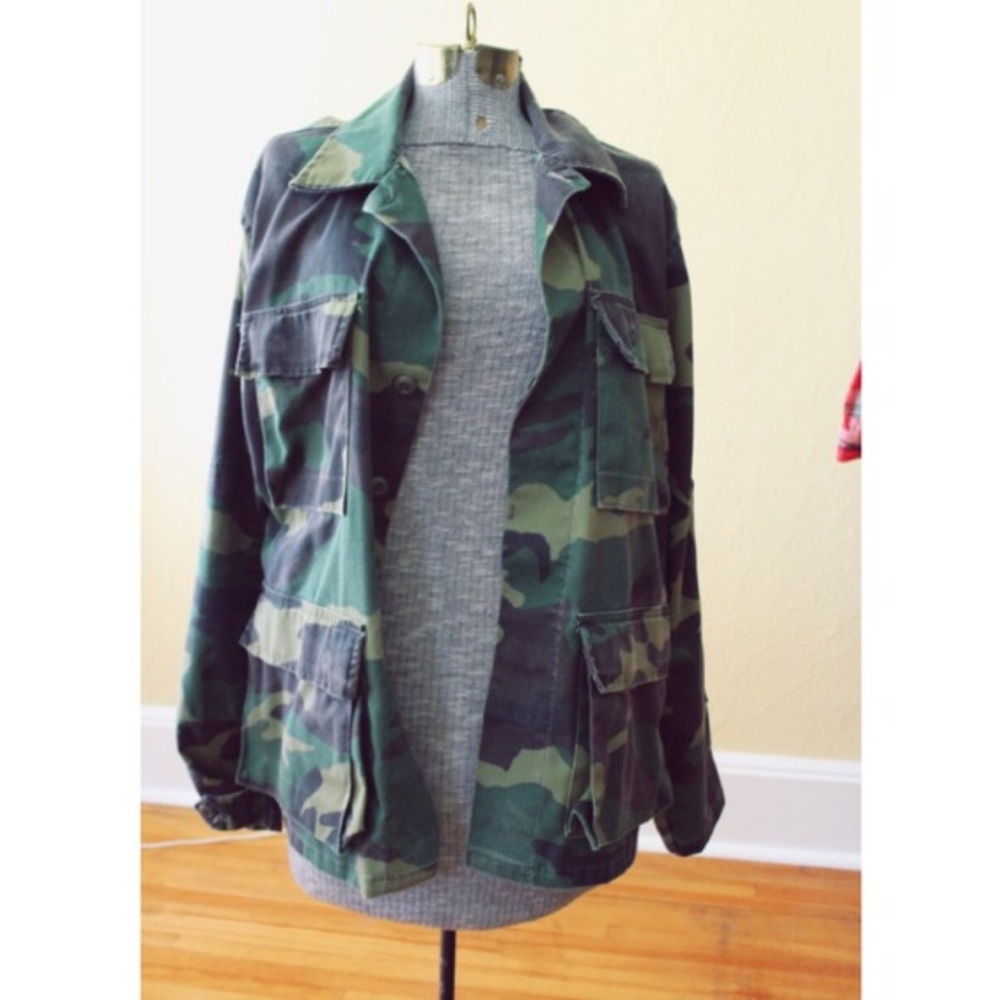 Oversized Chic Camo Jacket